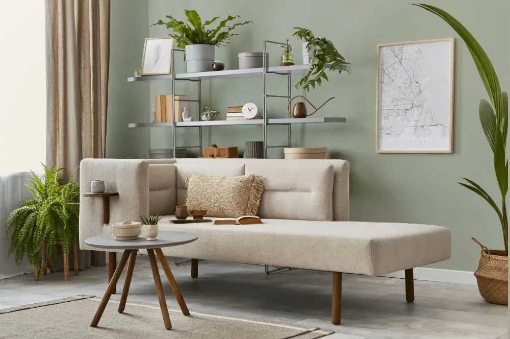 Behr Summer Green living room