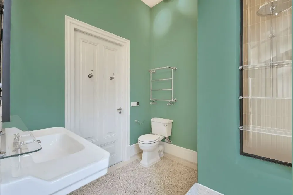 Behr Sunstone bathroom