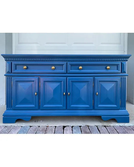 Behr Superior Blue painted furniture 