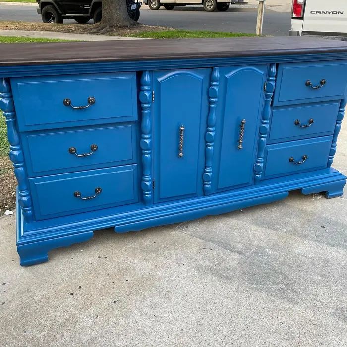 Behr Superior Blue painted storage review