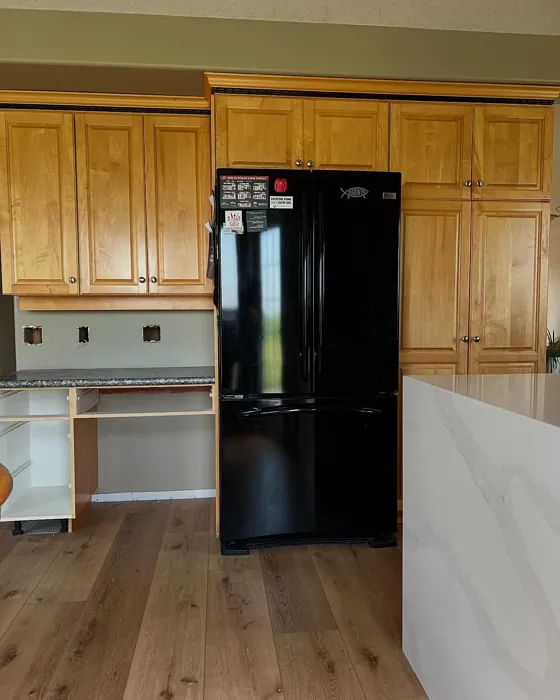 Swiss Coffee kitchen cabinets paint review