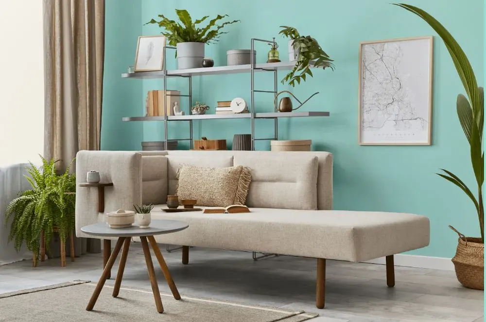 Behr Tahitian Breeze living room