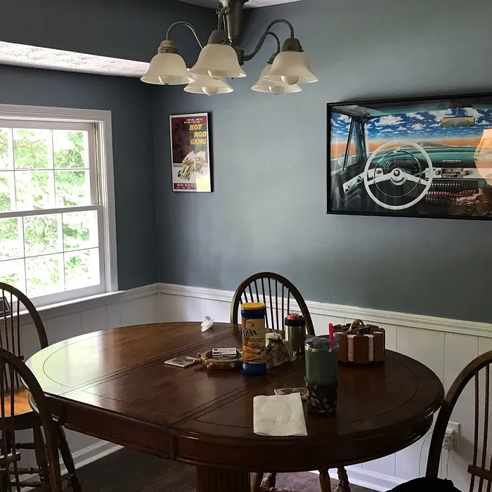 Teton Blue dining room color