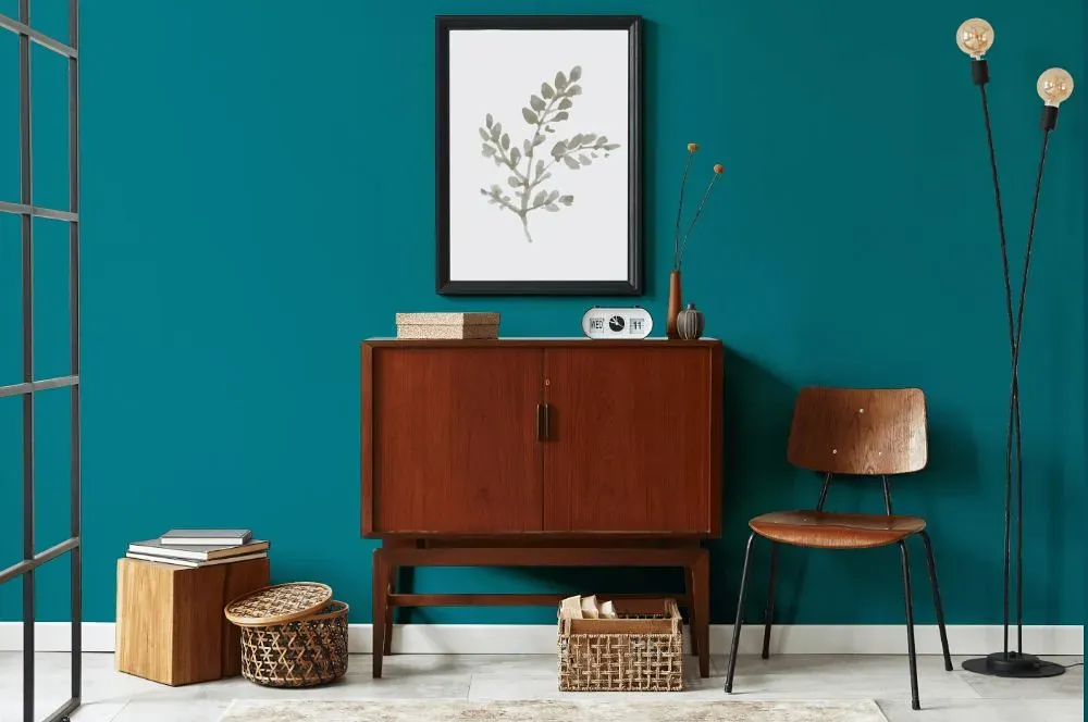 Behr The Real Teal japandi interior