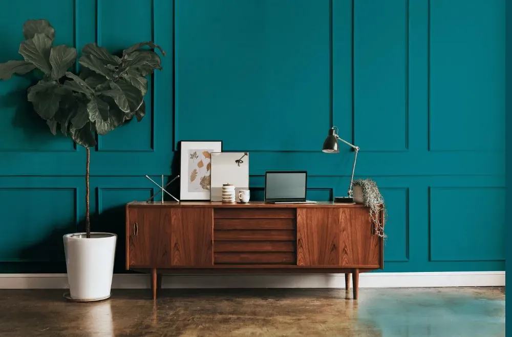 Behr The Real Teal modern interior