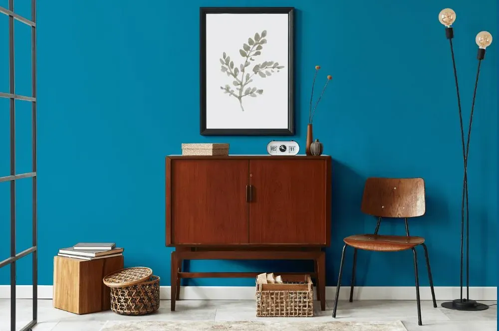 Behr Tibetan Turquoise japandi interior