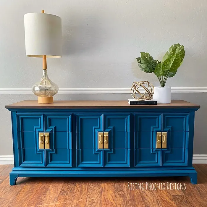 Behr Tsunami painted furniture review