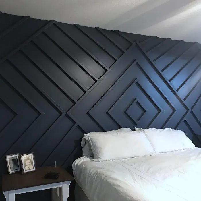 Behr Undersea bedroom panelling color