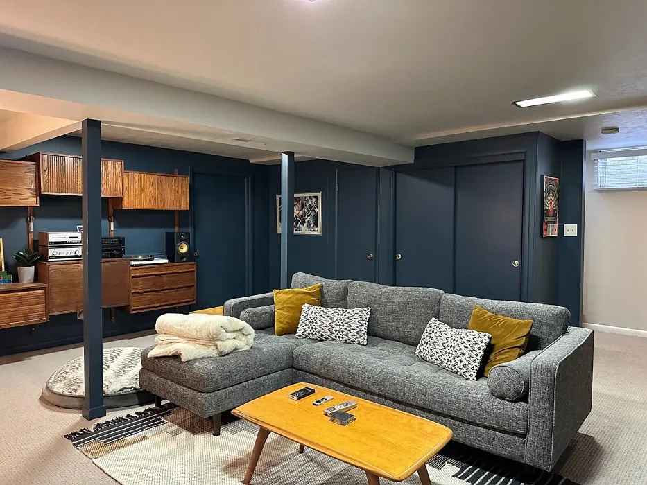 Behr Undersea living room review