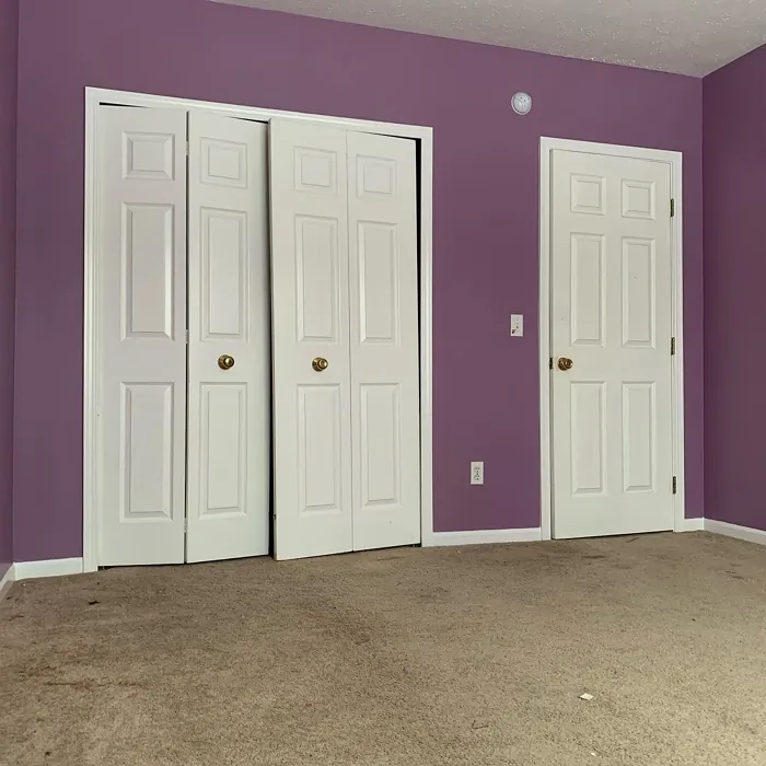 Behr Uptown Girl wall paint makeover