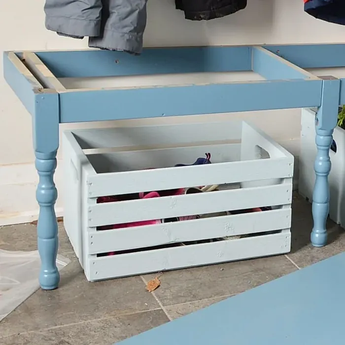 Behr Watery painted furniture 