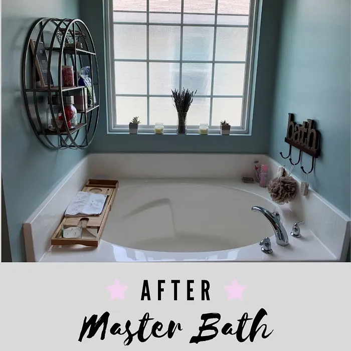 Behr Watery bathroom paint review