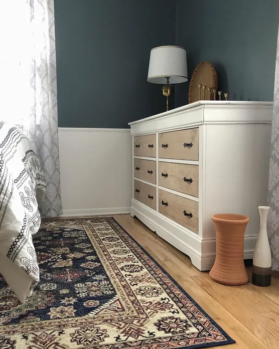 Behr Whale Gray bedroom paint review