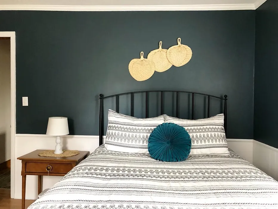 Behr Whale Gray bedroom paint