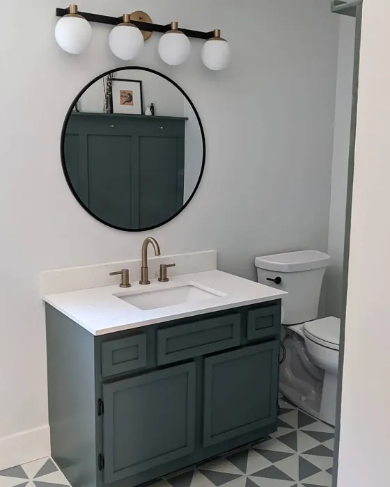 Behr Winds Breath bathroom color