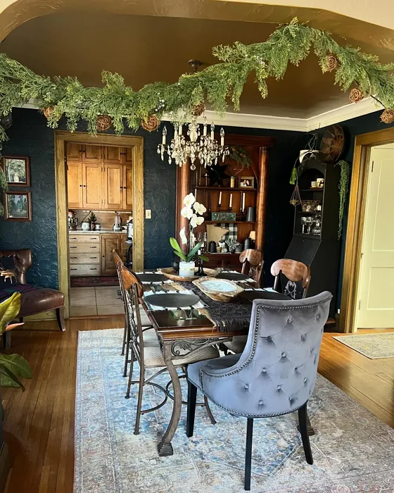 Behr Winter Way dining room interior