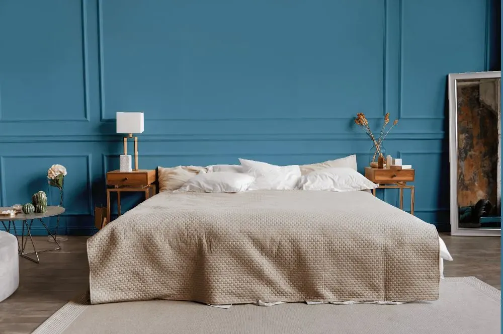 Behr Yacht Blue bedroom