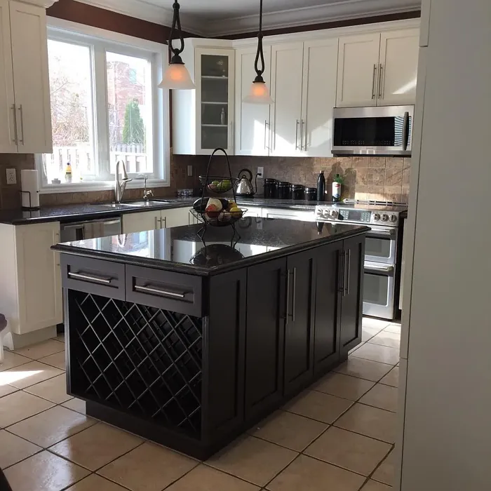 Benjamin Moore Ivory White kitchen cabinets 