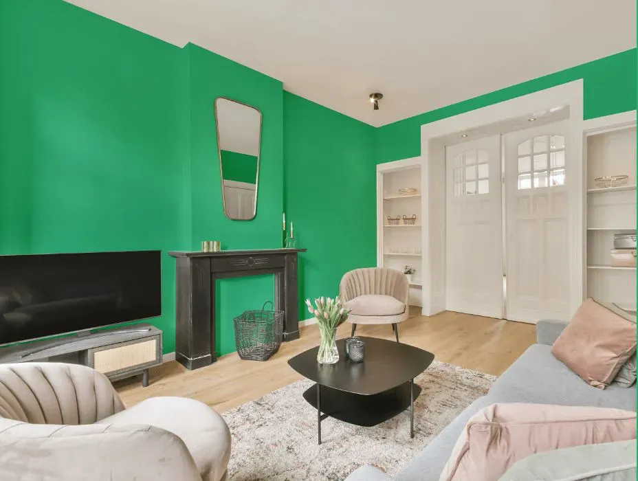 Benjamin Moore Adam Green victorian house interior