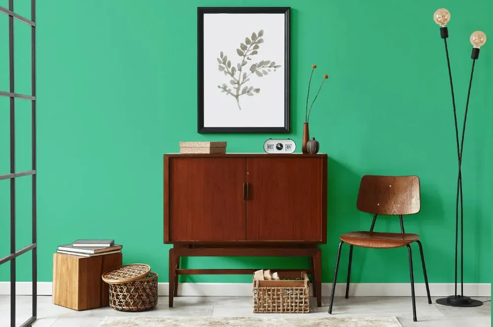 Benjamin Moore Adam Green japandi interior