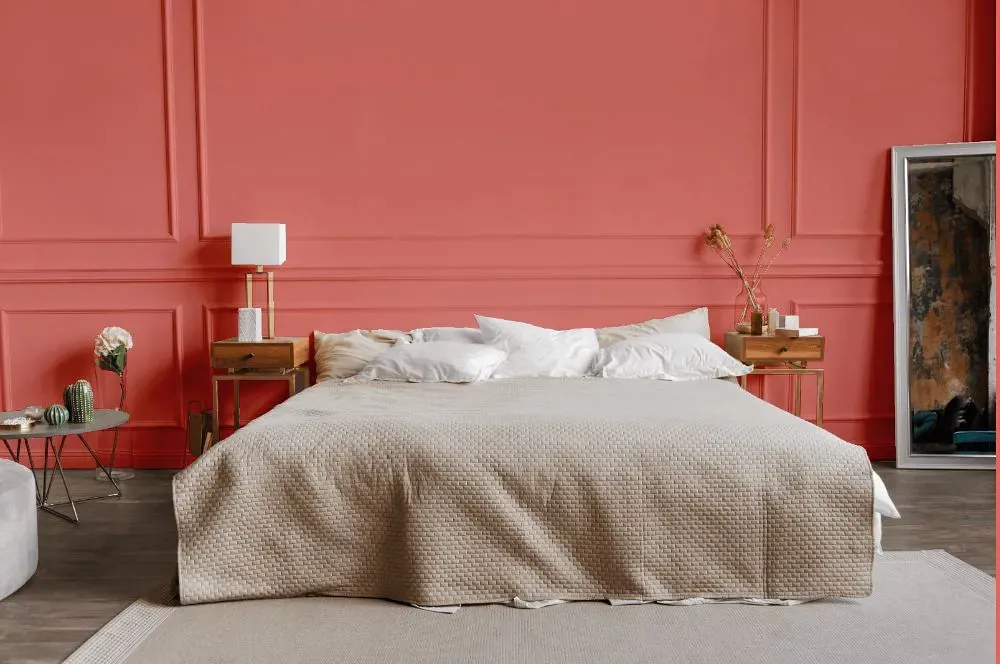 Benjamin Moore All-a-Blaze bedroom