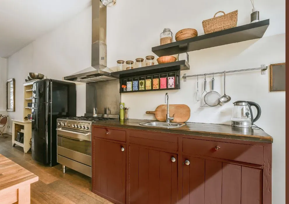 Benjamin Moore Amaretto kitchen cabinets