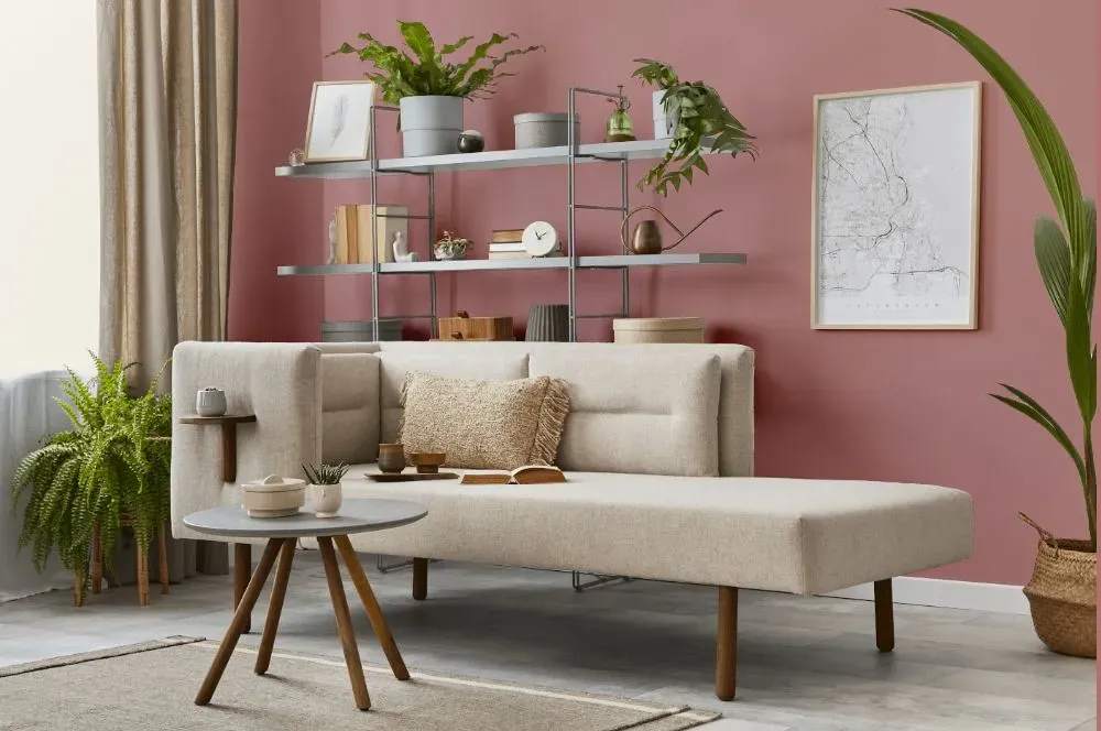 Benjamin Moore Amaryllis living room