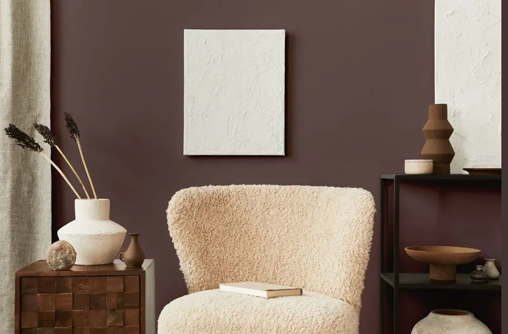 Benjamin Moore Amazon Soil living room interior