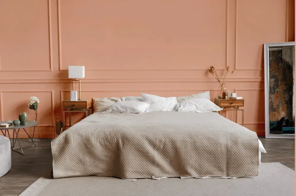 Benjamin Moore Amber Winds bedroom