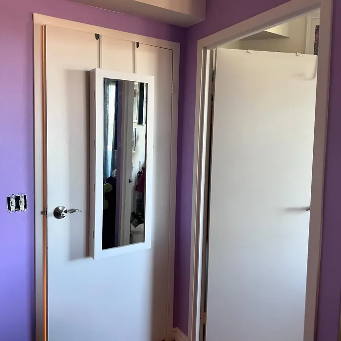 Amethyst Cream hallway color