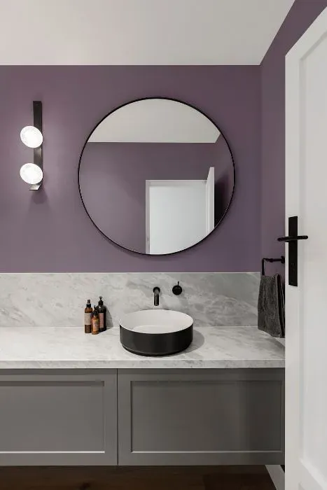 Benjamin Moore Amorous minimalist bathroom