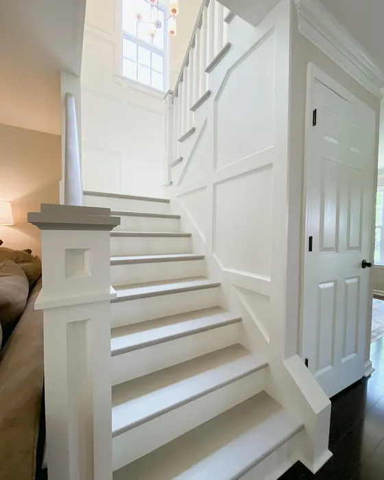 Benjamin Moore Ancient Ivory hallway color