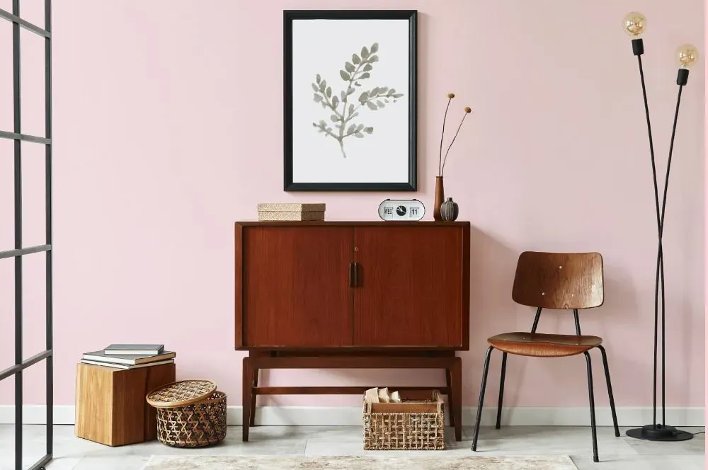 Benjamin Moore Angel Pink japandi interior