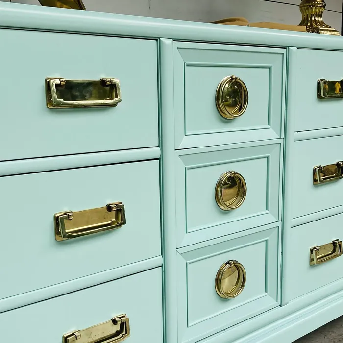 Bm Antiguan Sky Painted Dresser