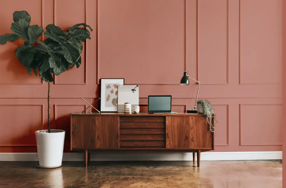 Benjamin Moore Antique Rose modern interior