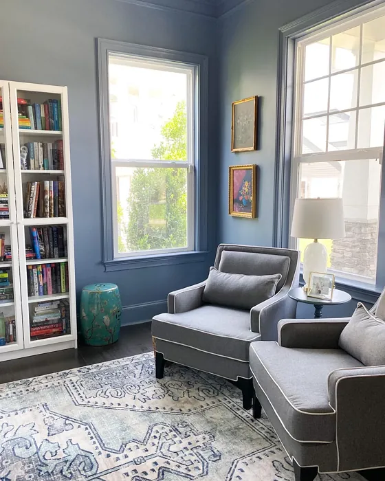 Bachelor Blue Living Room