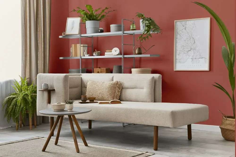 Benjamin Moore Badlands living room