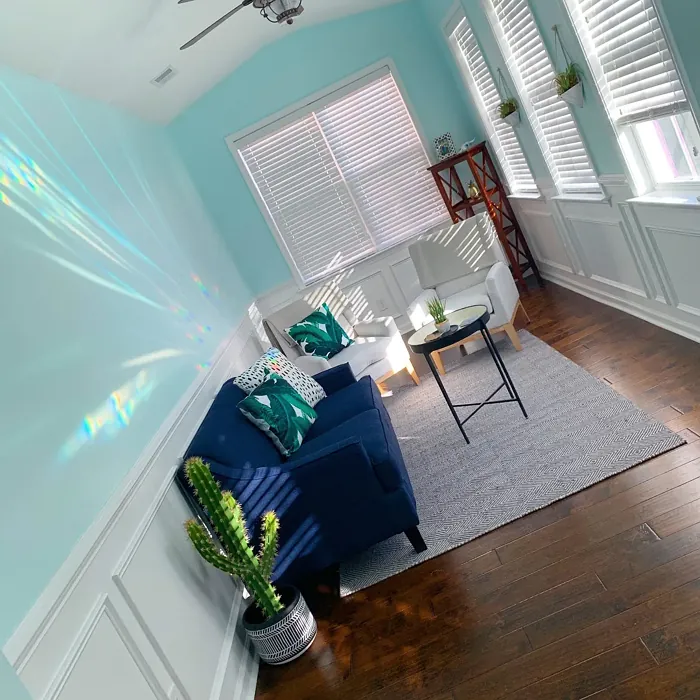 Barely Teal Bedroom