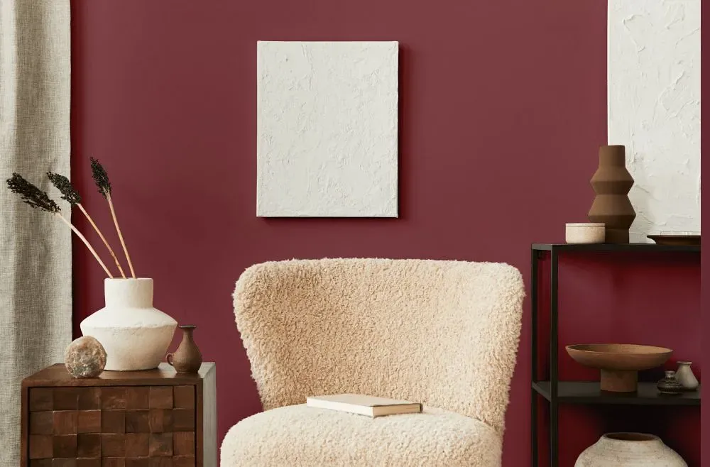 Benjamin Moore Barrett Brick living room interior