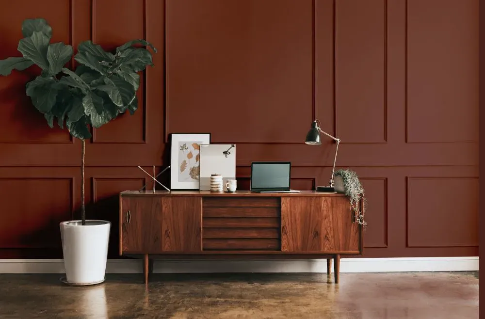 Benjamin Moore Beaver Brown modern interior