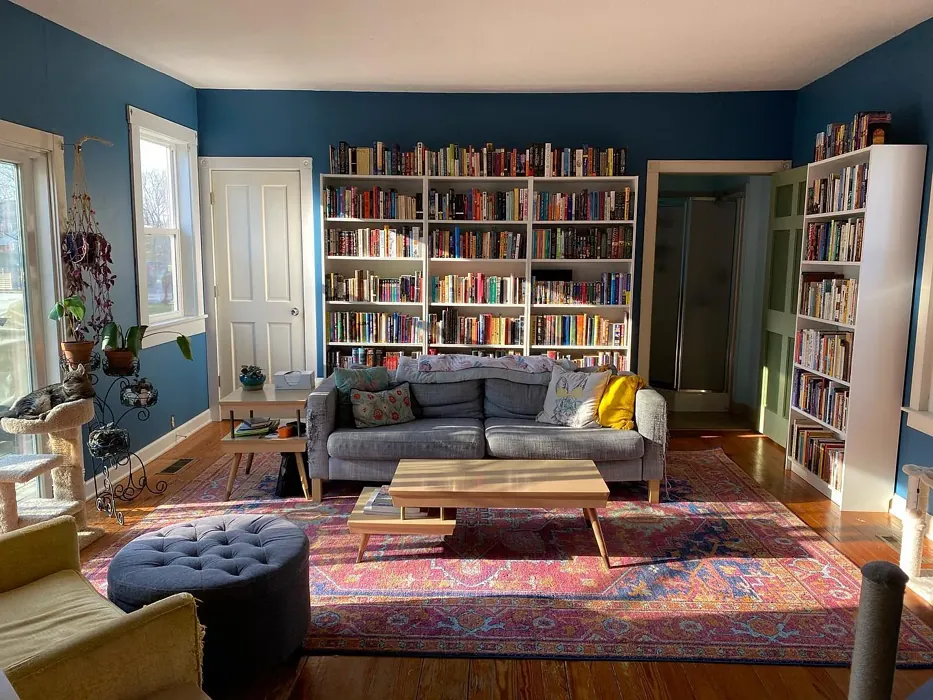 Bedford Blue Living Room Interior