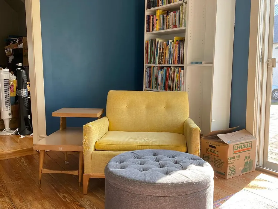 Bm Bedford Blue Living Room Paint