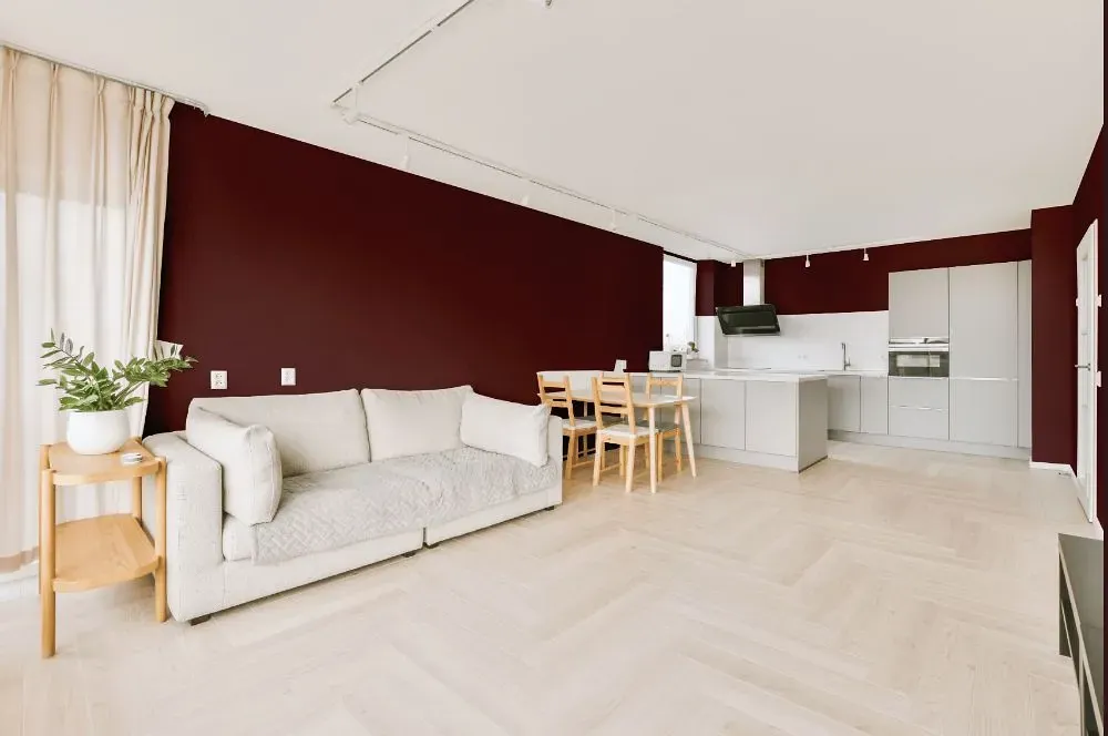 Benjamin Moore Bewitched living room interior