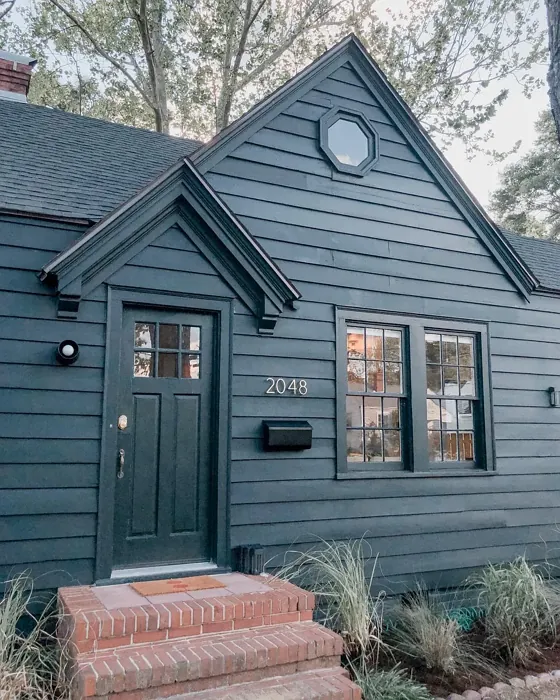 Benjamin Moore Black Forest Green house exterior color review