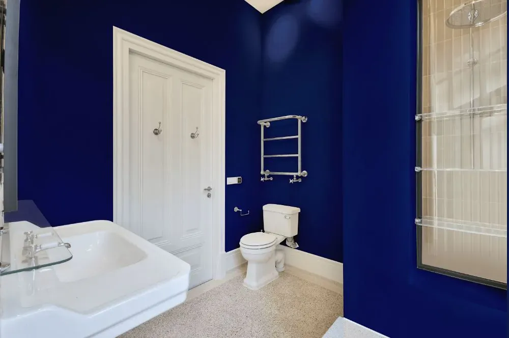 Benjamin Moore Blue bathroom
