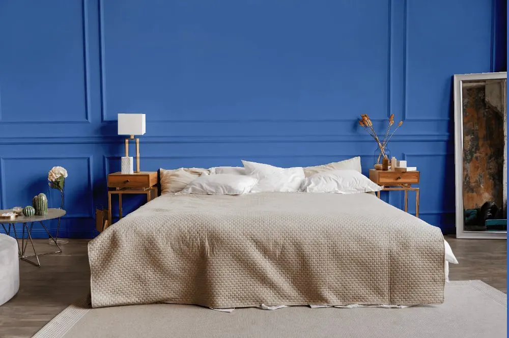 Benjamin Moore Blue Lapis bedroom