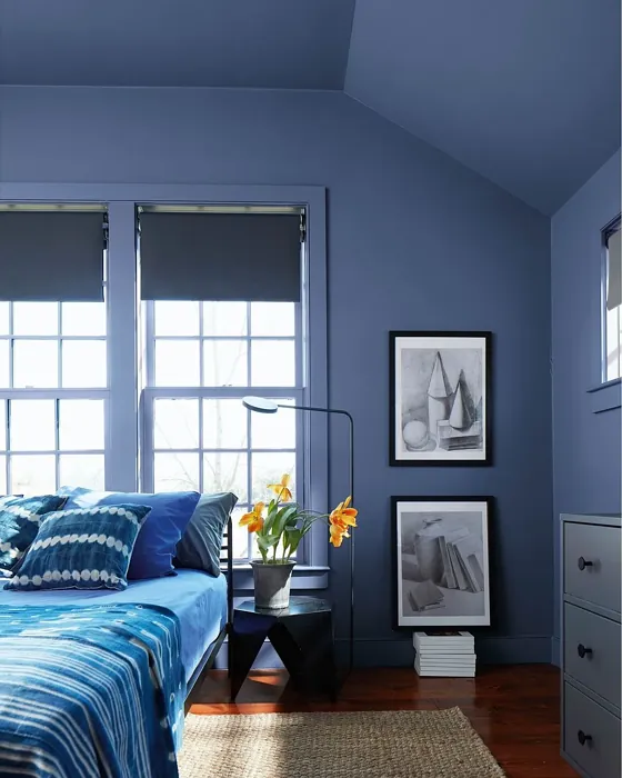 Benjamin Moore Blue Nova bedroom paint review