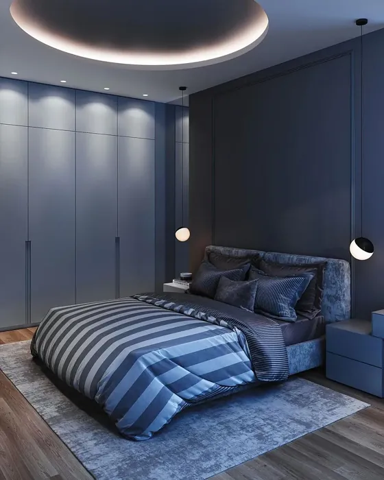 Blue Nova bedroom interior idea
