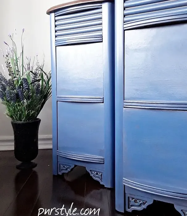 Benjamin Moore Blue Nova painted furniture color