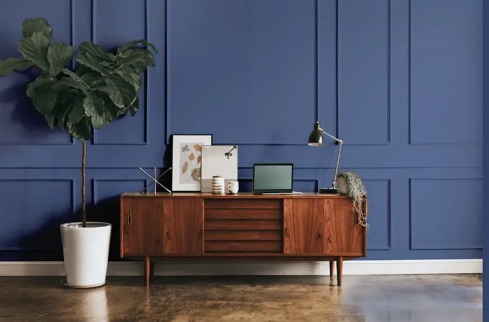 Benjamin Moore Blue Nova modern interior